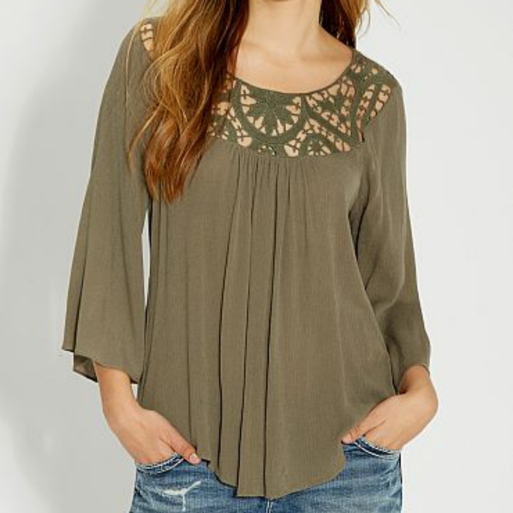 Maurices | Boho Bell Sleeve Blouse